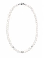 Collar Idee Preziose dal 1987 Mujer in Oro blanco Perla IP.CK18B/27P